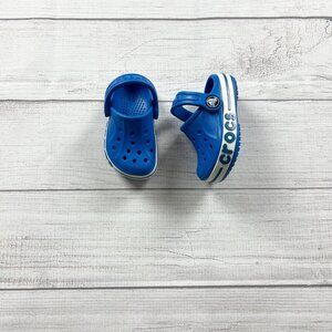 Crocs Kids Clogs Blue Crocband Slip On Shoes Toddler Infant 4
